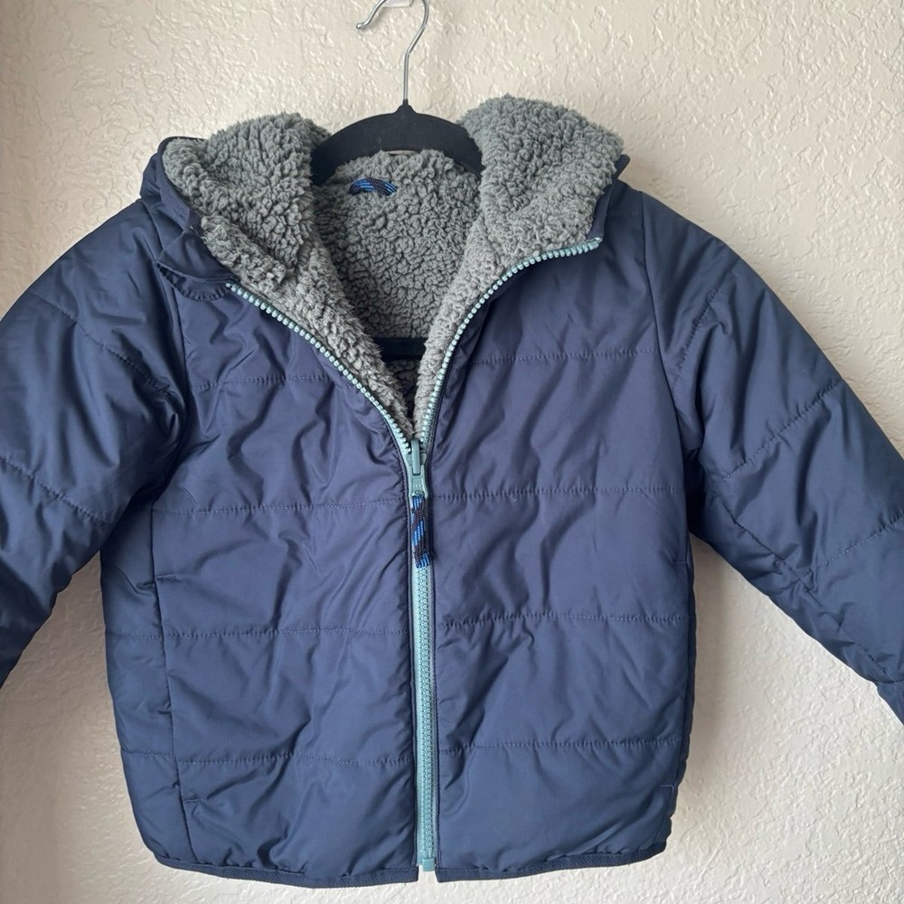 Crew Cuts Kids Size XS Puffer Jacket - Navy - Picture 3 of 11